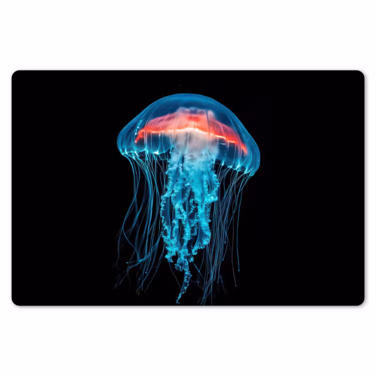 Kwal - Tentakels - Blauw - Licht Placemat vinyl groot -zzsfeer1_Kitchenyeah-website