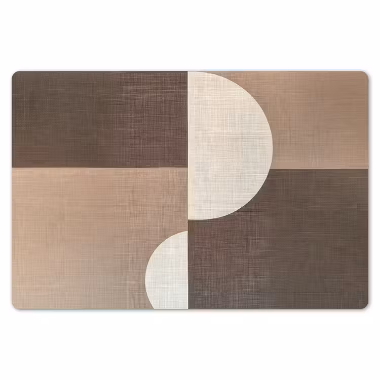Raster - Halve cirkels - Contrast Placemat vinyl groot -zzsfeer1_Kitchenyeah-website