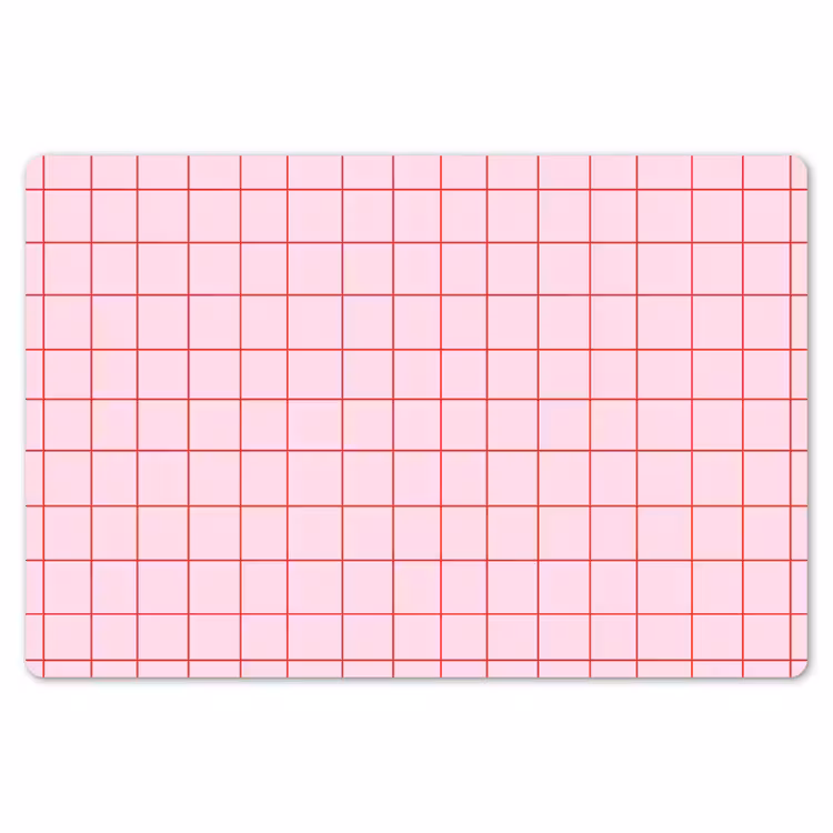 Raster - Patroon - Roze Placemat vinyl groot 368 -zzsfeer1_Kitchenyeah-website