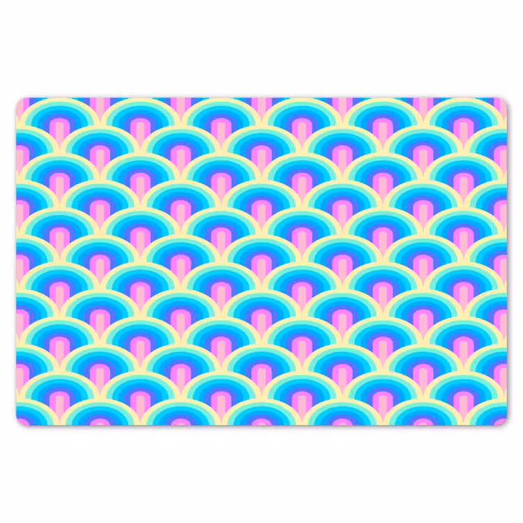 Regenbogen - Waaier - Vrolijk Placemat vinyl groot 368 -zzsfeer1_Kitchenyeah-website