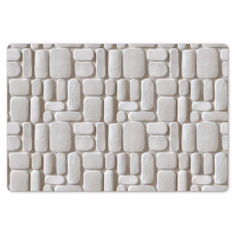 Reliëf - Structuur - Wit Placemat vinyl groot 368 -zzsfeer1_Kitchenyeah-website