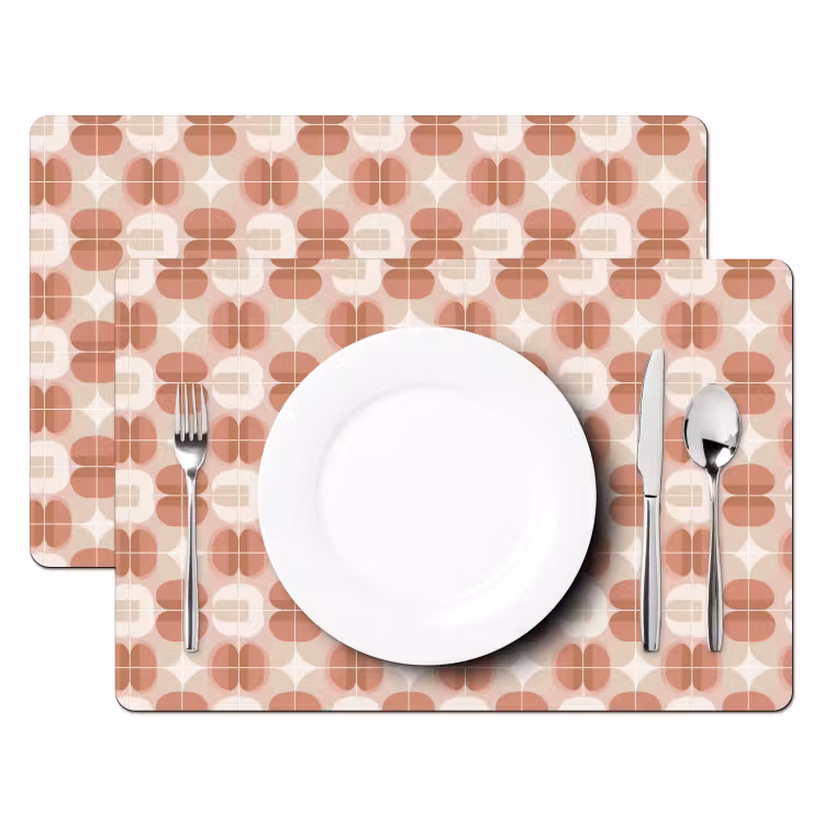 Retro - Klassiek - Roze Placemat vinyl groot 368 -zzsfeer2_Kitchenyeah-website