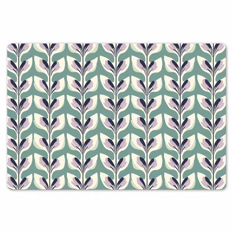 Retro - Modern - Groen Placemat vinyl groot 368 -zzsfeer1_Kitchenyeah-website