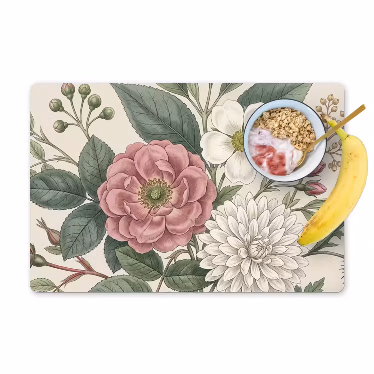 Romantisch - Design - Kleurrijk Placemat vinyl groot -zzzproduct_Kitchenyeah-website