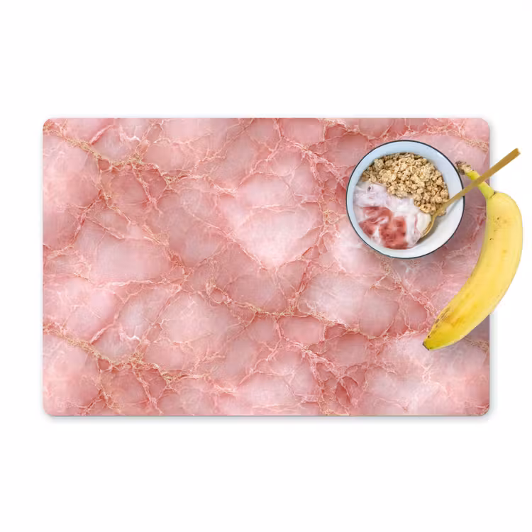 Roze - Kwarts - Goud - Marmer Placemat vinyl groot 368 -zzzproduct_Kitchenyeah-website