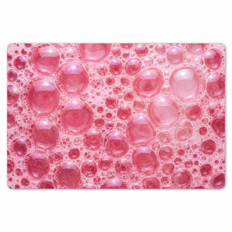 Roze - Schuim - Bubbels Placemat vinyl groot -zzsfeer1_Kitchenyeah-website