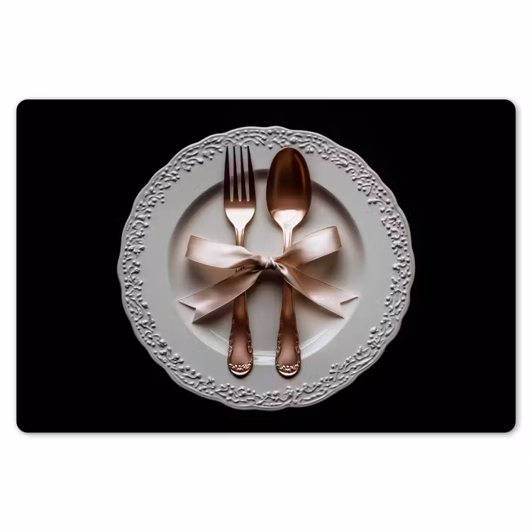 Rose - Strik - Bestek Placemat vinyl groot -zzsfeer1_Kitchenyeah-website
