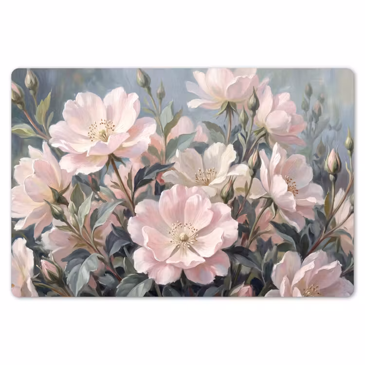 Rozen - Illustratie - Roze Placemat vinyl groot -zzsfeer1_Kitchenyeah-website