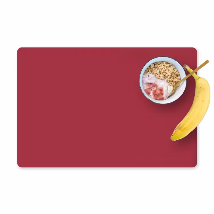 Rood - Effen kleur Placemat vinyl groot 368 -zzzproduct_Kitchenyeah-website
