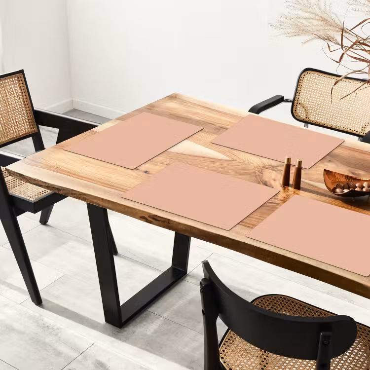 Blush - Terracotta - Nude Placemat vinyl groot 368 -zzsfeer4_Kitchenyeah-website