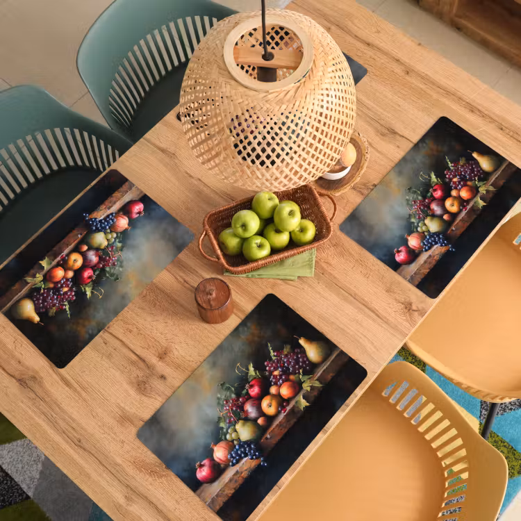 Rustiek - Stilleven - Fruit Placemat vinyl groot -zzsfeer5_Kitchenyeah-website