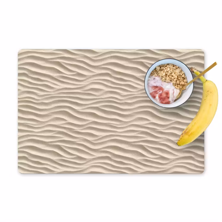 Zand - Golven - Beige Placemat vinyl groot 368 -zzzproduct_Kitchenyeah-website