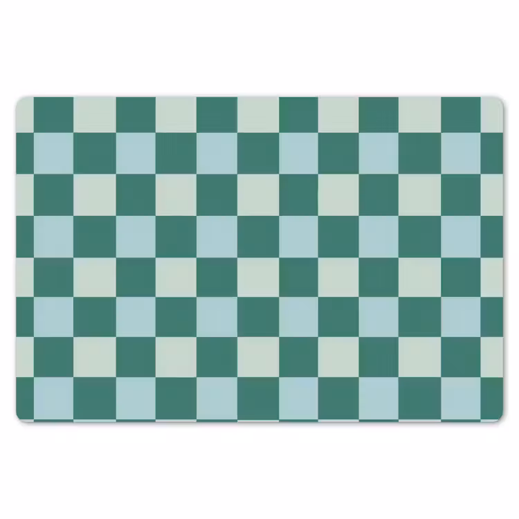 Schaak - Klassiek - Groen Placemat vinyl groot 368 -zzsfeer1_Kitchenyeah-website