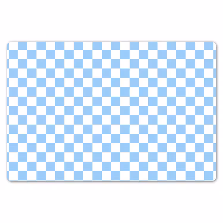 Schaakbord - Klassiek - Blauw Placemat vinyl groot 368 -zzsfeer1_Kitchenyeah-website