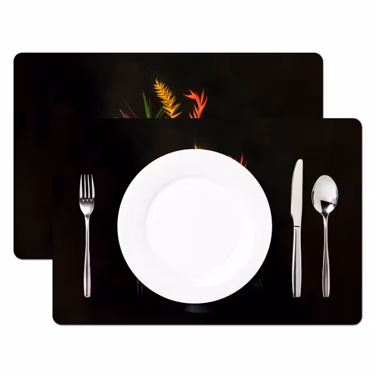 Schaal - Boeket - Bloemen Placemat vinyl groot -zzsfeer2_Kitchenyeah-website