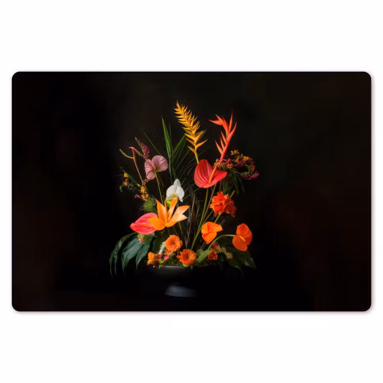 Schaal - Boeket - Bloemen Placemat vinyl groot -zzsfeer1_Kitchenyeah-website