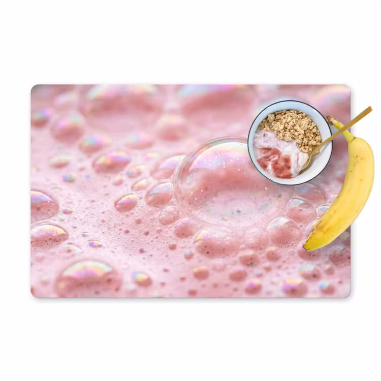 Schuim - Structuur - Roze Placemat vinyl groot -zzzproduct_Kitchenyeah-website