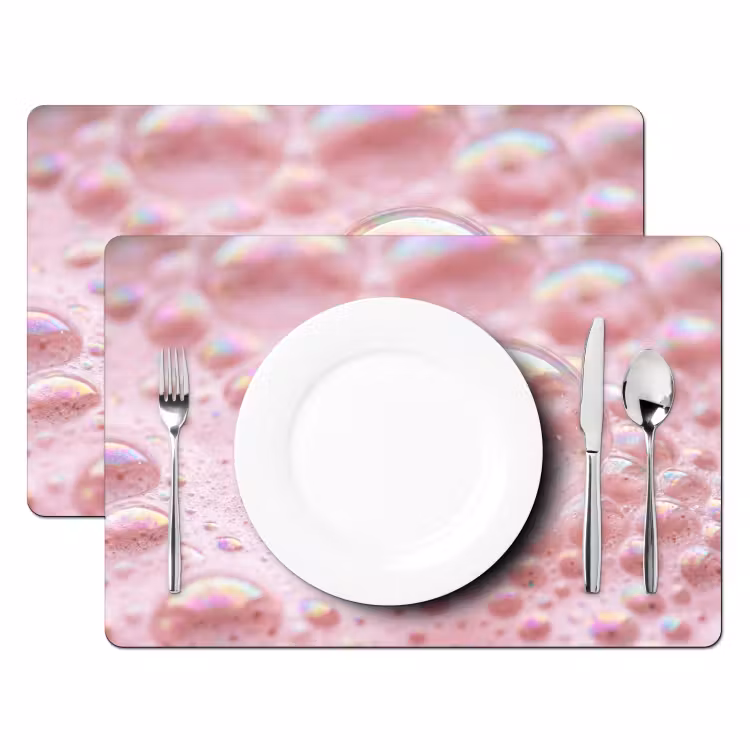 Schuim - Structuur - Roze Placemat vinyl groot -zzsfeer2_Kitchenyeah-website