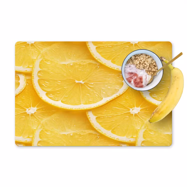 Schijfjes - Citroen - Sap Placemat vinyl groot 368 -zzzproduct_Kitchenyeah-website
