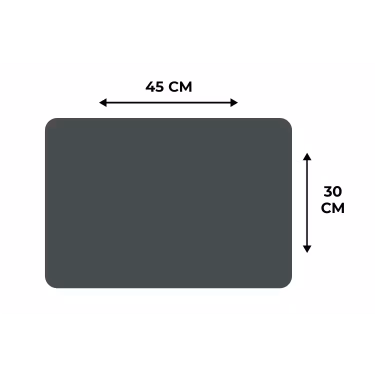 Slate - Millstone - Grijs Placemat vinyl groot 368 -specs
