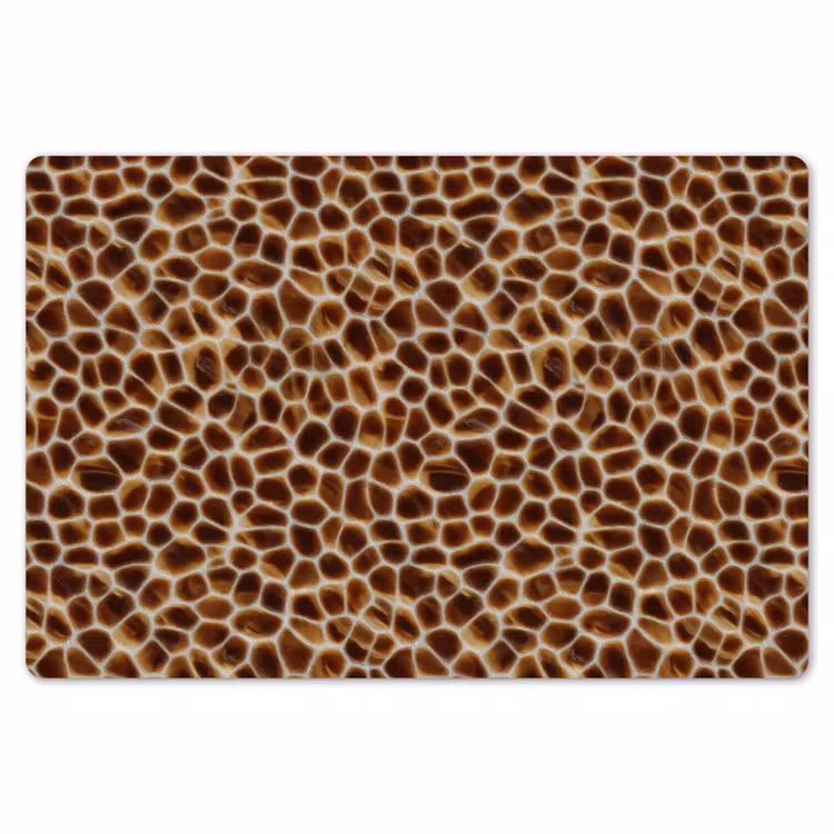 Schildpad - Patroon - Bruin Placemat vinyl groot 368 -zzsfeer1_Kitchenyeah-website