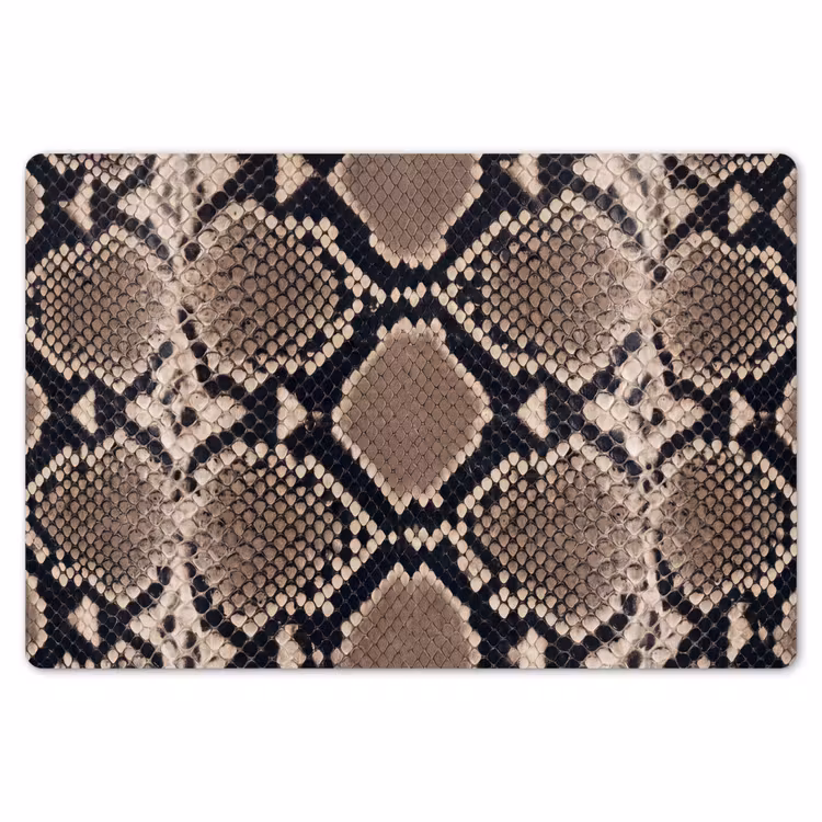 Slangenprint - Python - Bruin Placemat vinyl groot -zzsfeer1_Kitchenyeah-website