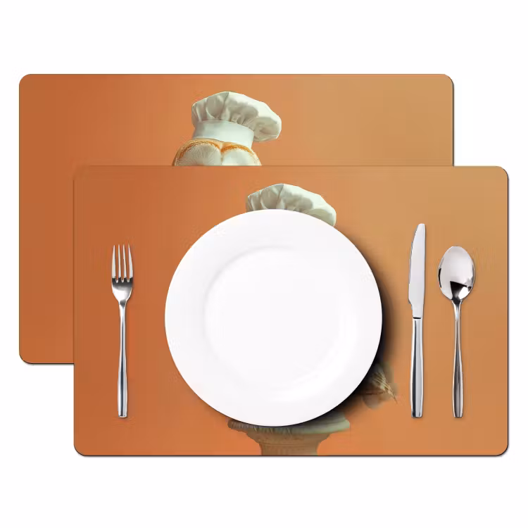 Kerkuil - Koksmuts - Oranje - Vogel Placemat vinyl groot -zzsfeer2_Kitchenyeah-website