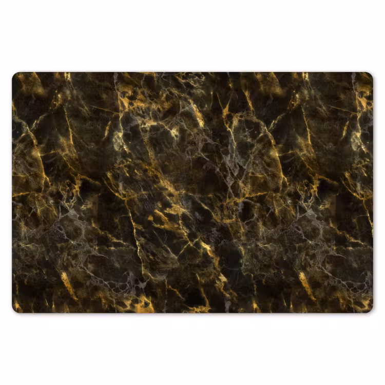 Zwart - Marmer - Goud Placemat vinyl groot 368 -zzsfeer1_Kitchenyeah-website