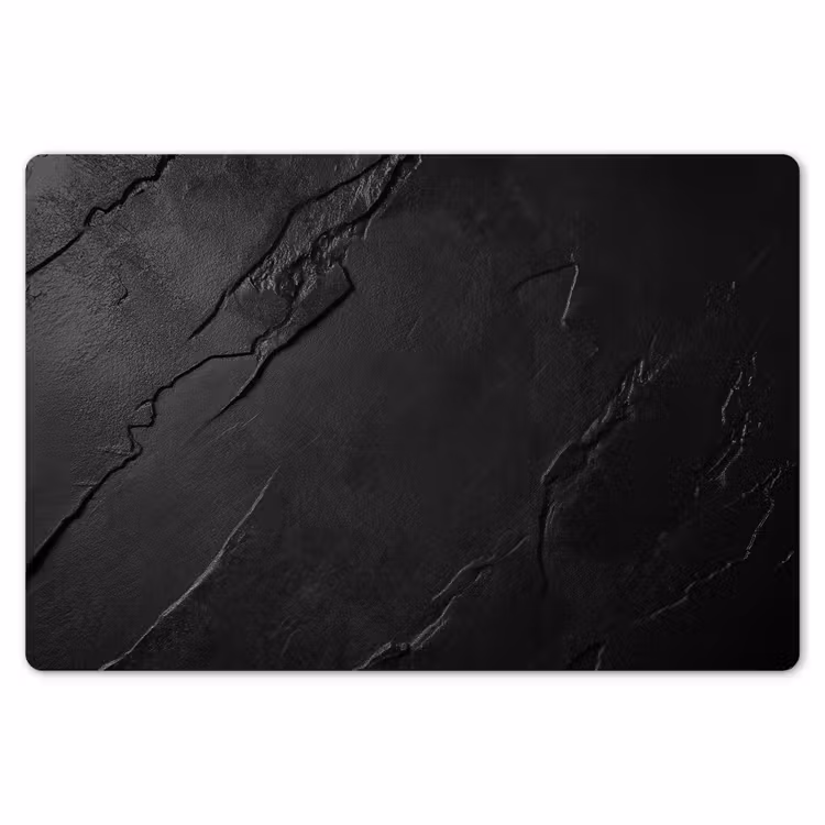 Zwart - Steen - Beton Placemat vinyl groot -zzsfeer1_Kitchenyeah-website
