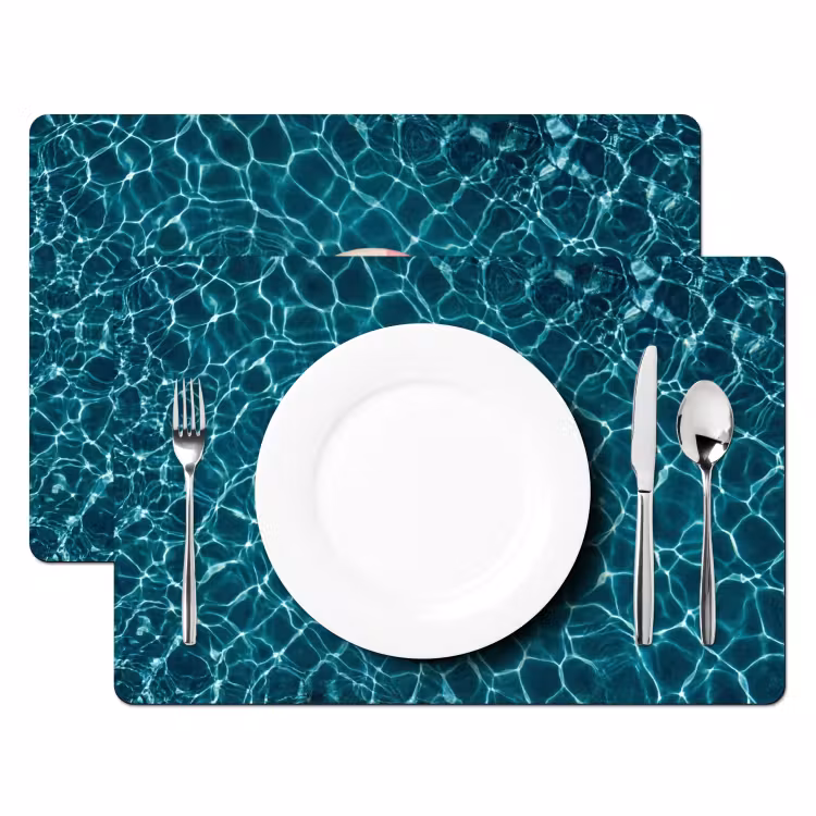 Drijvend - Zwemband - Water Placemat vinyl groot -zzsfeer2_Kitchenyeah-website
