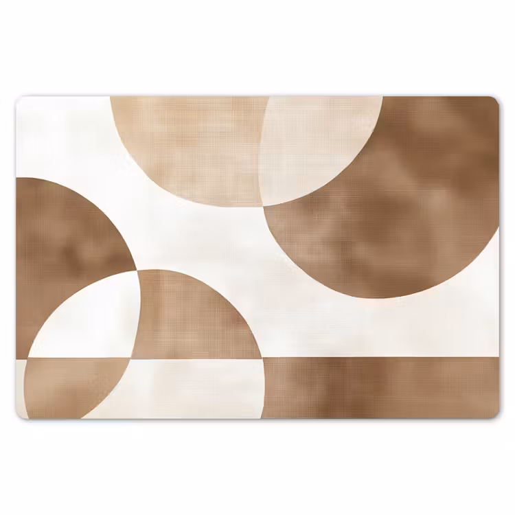 Snijdende cirkels - Overlappende vlakken Placemat vinyl groot -zzsfeer1_Kitchenyeah-website