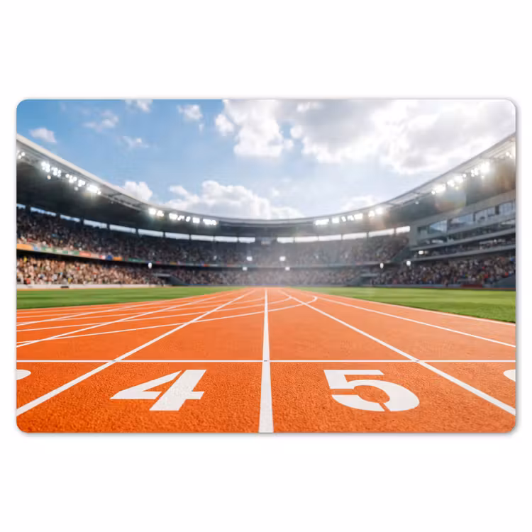 Sintelbaan - Stadion - Sport -Oranje Placemat vinyl groot -zzsfeer1_Kitchenyeah-website