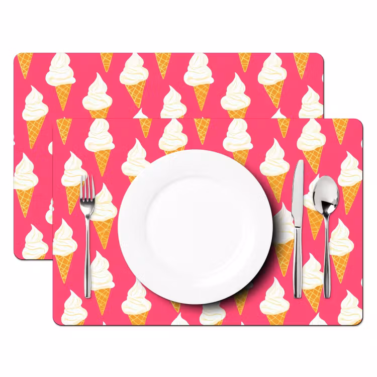 Softijs - Horentje - Roze Placemat vinyl groot 368 -zzsfeer2_Kitchenyeah-website