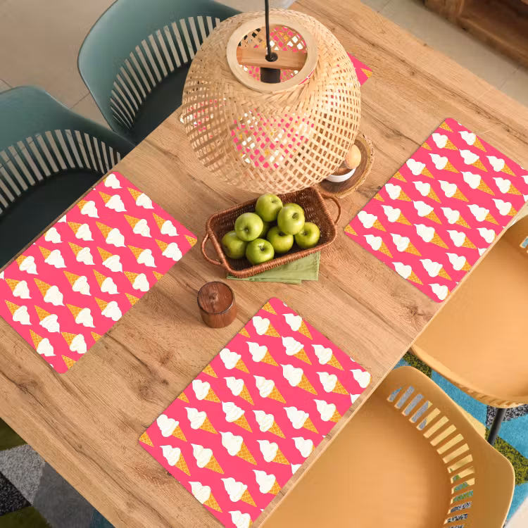 Softijs - Horentje - Roze Placemat vinyl groot 368 -zzsfeer5_Kitchenyeah-website