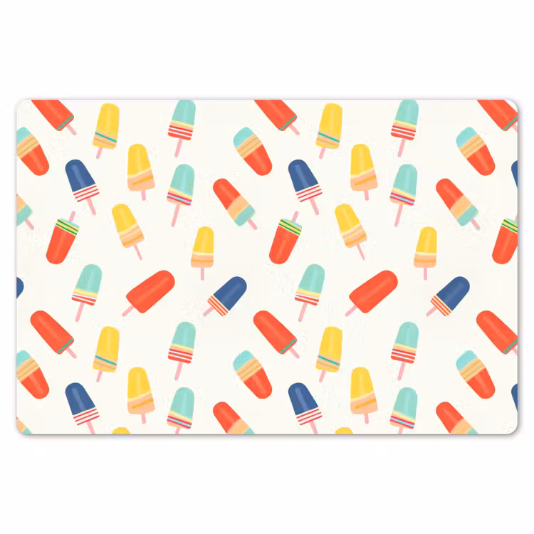 IJsjes - Speels - Kleurrijk Placemat vinyl groot 368 -zzsfeer1_Kitchenyeah-website