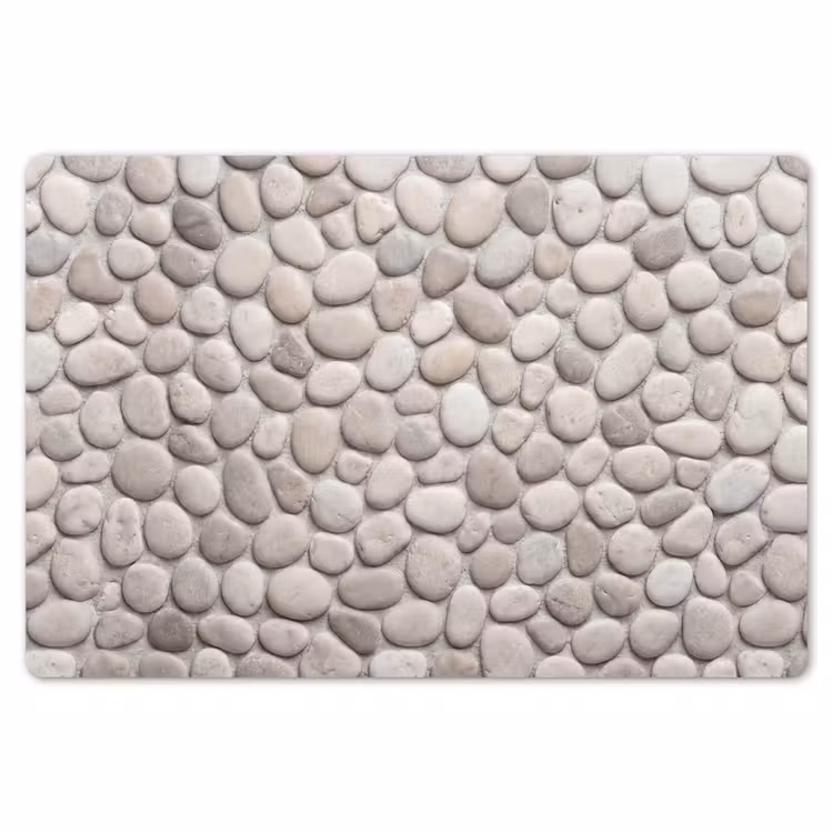 Steen - Kiezel - Natuur - Minimalistisch - Beige Placemat vinyl groot -zzsfeer1_Kitchenyeah-website