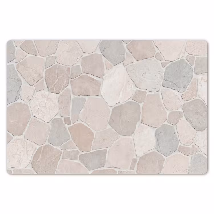 Steen - Patroon - Textuur - Beige Placemat vinyl groot -zzsfeer1_Kitchenyeah-website