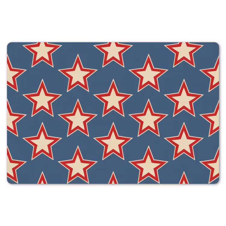 Ster - Klassiek - Blauw Placemat vinyl groot 368 -zzsfeer1_Kitchenyeah-website