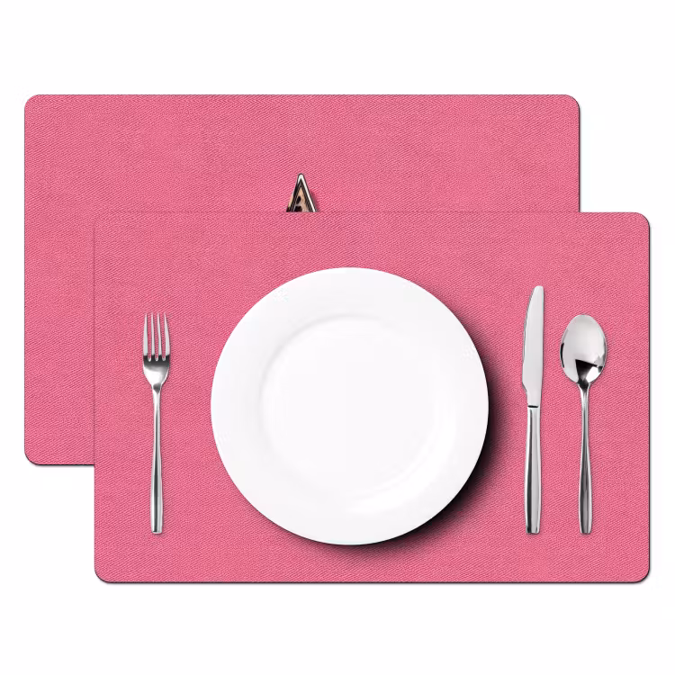 Ster - Luipaard - Print - Roze Placemat vinyl groot -zzsfeer2_Kitchenyeah-website