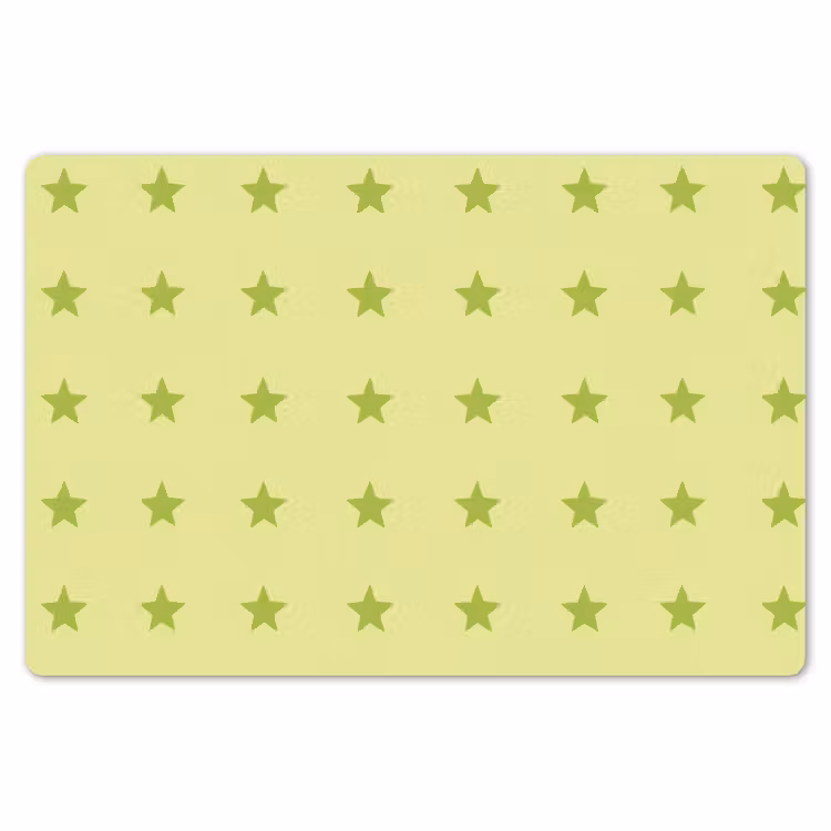 Sterren - Patroon - Groen Placemat vinyl groot 368 -zzsfeer1_Kitchenyeah-website