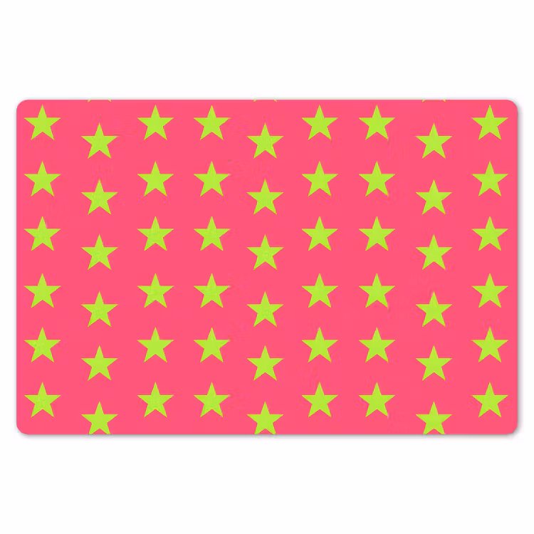Sterren - Patroon - Roze Placemat vinyl groot 368 -zzsfeer1_Kitchenyeah-website