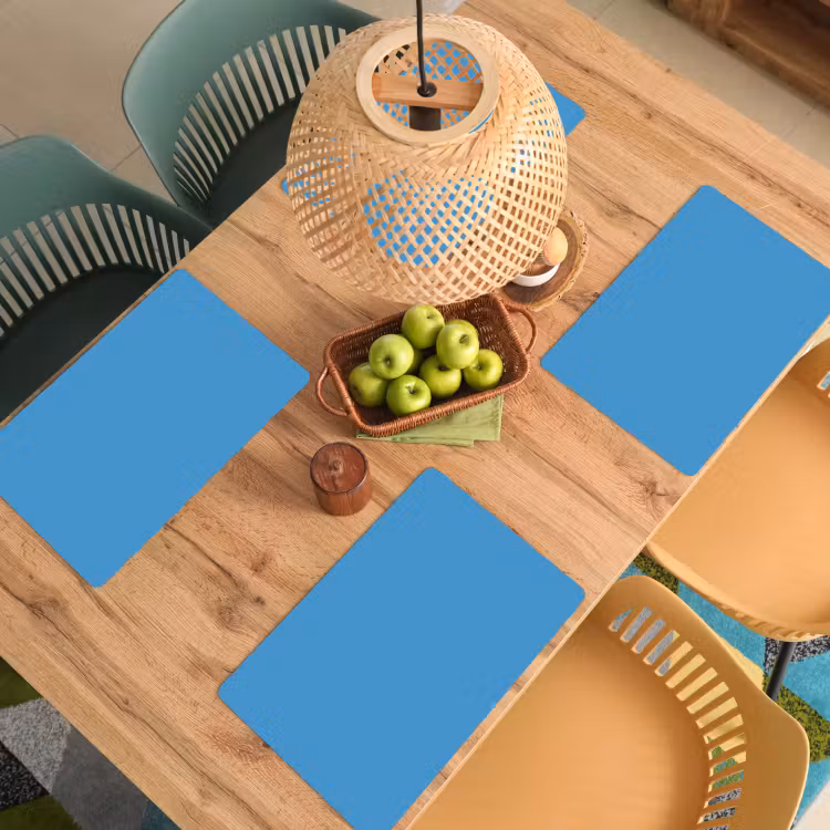 Steel - Blue - Blauw Placemat vinyl groot 368 -zzsfeer5_Kitchenyeah-website
