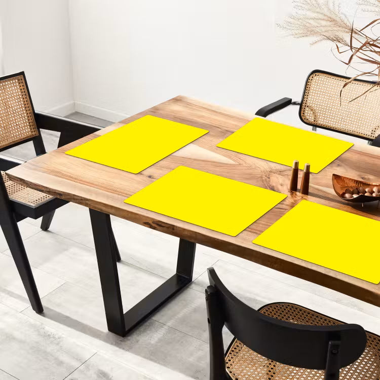 Sunshine - Glow - Geel Placemat vinyl groot 368 -zzsfeer4_Kitchenyeah-website