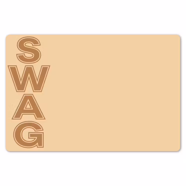 Swag - Bruin - Beige Placemat vinyl groot -zzsfeer1_Kitchenyeah-website