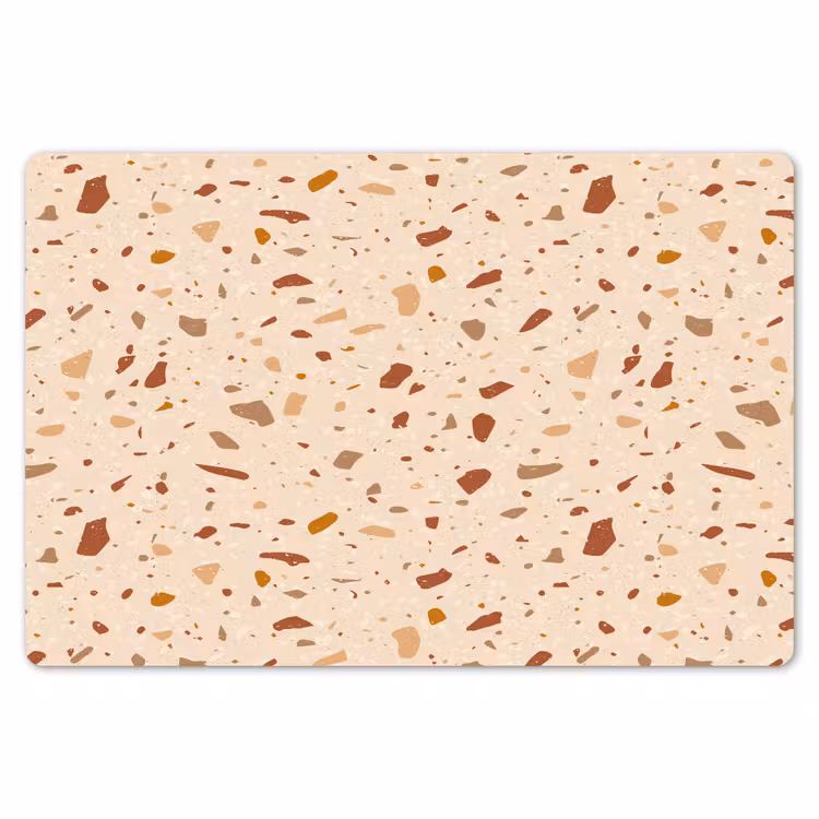 Terrazzo - Patroon - Kleurrijk - Steen Placemat vinyl groot 368 -zzsfeer1_Kitchenyeah-website