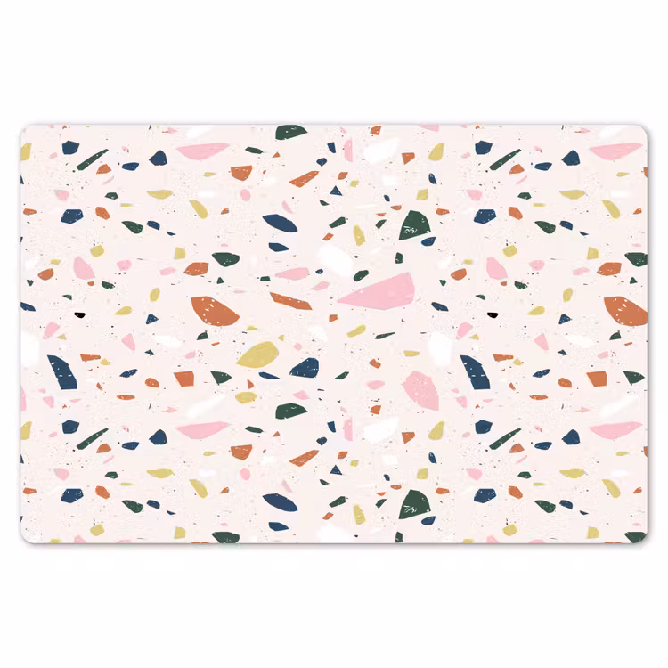 Terrazzo - Patroon - Kleurrijk Placemat vinyl groot 368 -zzsfeer1_Kitchenyeah-website