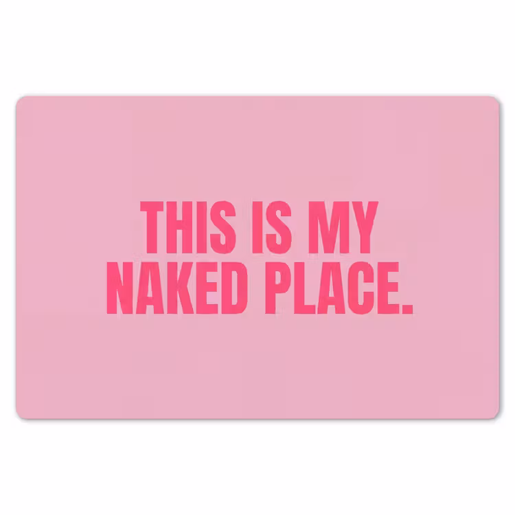 Tekst - Modern - Roze Placemat vinyl groot -zzsfeer1_Kitchenyeah-website