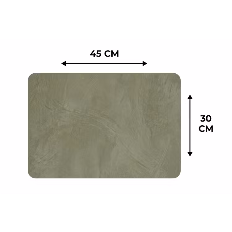 Textuur - Betonlook - Achtergrond - Modern - Groen Placemat vinyl groot -specs