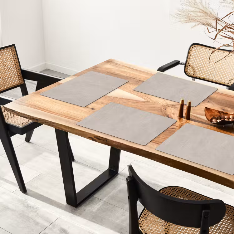 Textuur - Effen - Abstract - Beige Placemat vinyl groot -zzsfeer4_Kitchenyeah-website