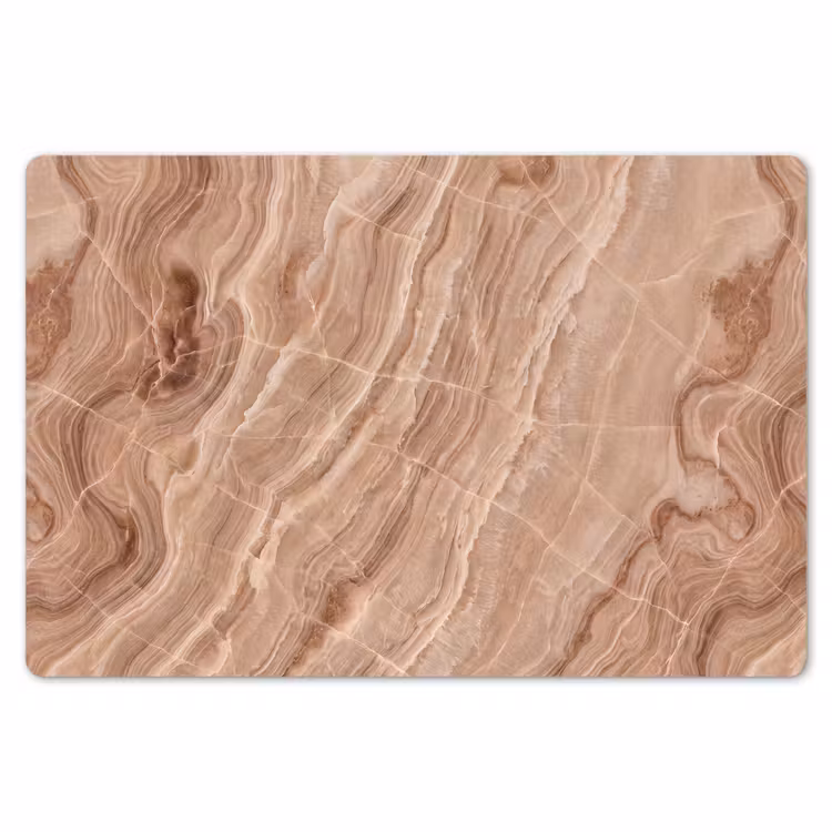 Textuur - Golvend - Abstract - Warm - Bruin Placemat vinyl groot -zzsfeer1_Kitchenyeah-website